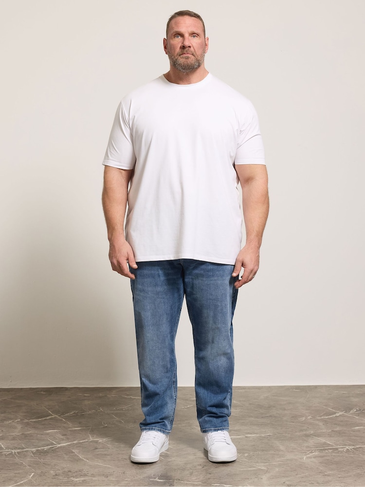 Bleu - BadRhino Big & Tall Jean élastique - Image 2 de 6