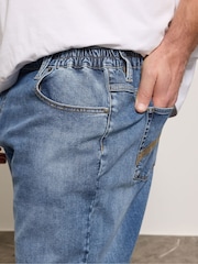 Bleu - BadRhino Big & Tall Jean élastique - Image 4 de 6