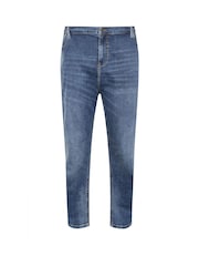 Bleu - BadRhino Big & Tall Jean élastique - Image 5 de 6