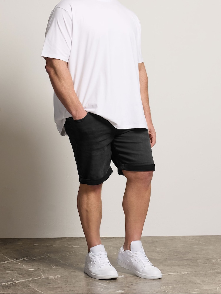 Negro - BadRhino Big & Tall Ultra Stretch Shorts - Imagen 1 de 6