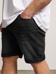 Negro - BadRhino Big & Tall Ultra Stretch Shorts - Imagen 4 de 6