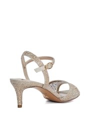 Dune London Metallic Wide Fit Manicure Heeled Sandals - Image 2 of 5