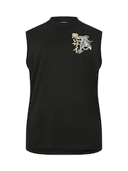 BadRhino Big & Tall Black Tiger Muscle Vest - Image 5 of 6