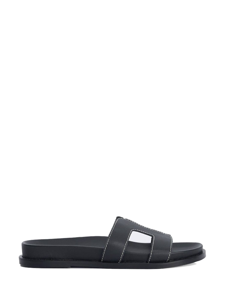 Dune London Black Loupas Casual Sandals - Image 1 of 5 Dune London Black Loupas Casual Sandals - Image 1 of 5