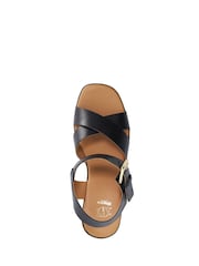 Dune London Black Judge Block Heeled Sandals - Image 4 of 5