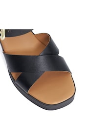 Dune London Black Judge Block Heeled Sandals - Image 5 of 5