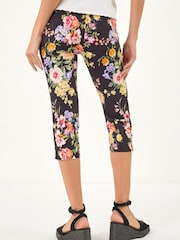 Negro - Roman Bengaline Cropped Trousers - Imagen 4 de 5