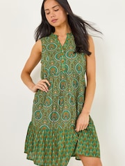 Roman Green Petite Paisley Print Tunic Dress - Image 1 of 5