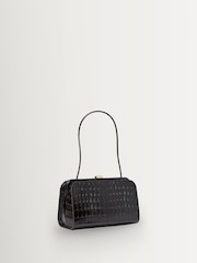 Loeffler Randall Black Zella Covered Frame Clutch - Image 2 of 4