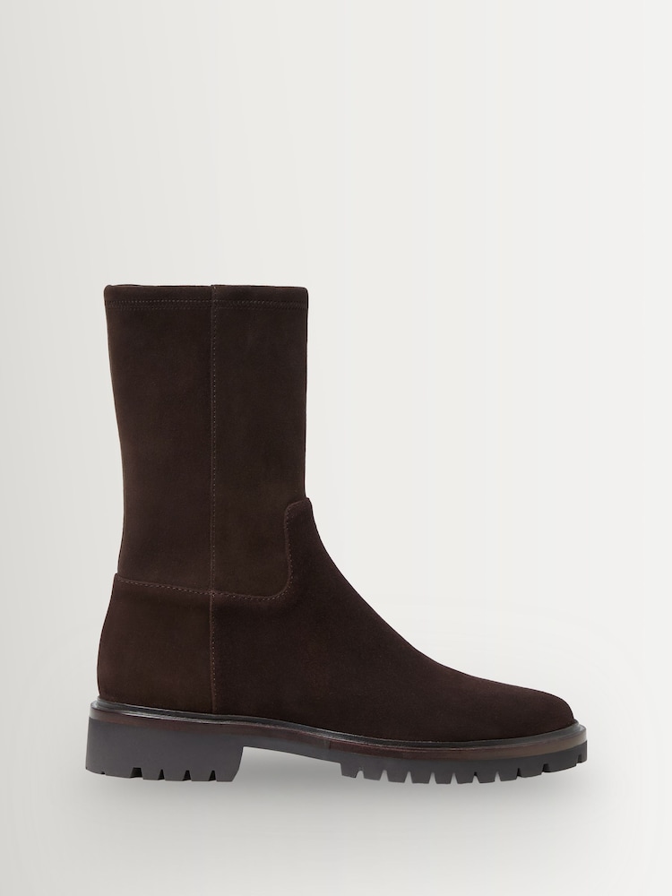Loeffler Randall Brown Danny Tall Ankle Lug Sole Boots - Image 2 of 6 Loeffler Randall Brown Danny Tall Ankle Lug Sole Boots - Image 2 of 6