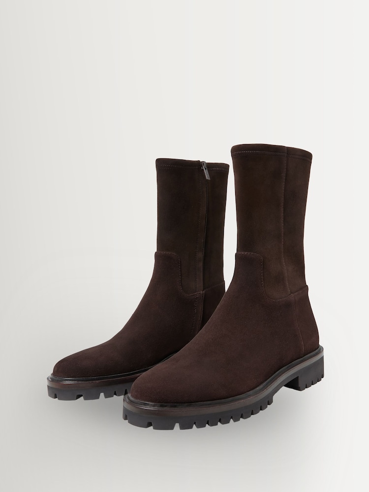 Loeffler Randall Brown Danny Tall Ankle Lug Sole Boots - Image 6 of 6 Loeffler Randall Brown Danny Tall Ankle Lug Sole Boots - Image 6 of 6