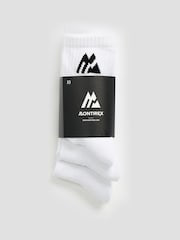 Montirex White Crew Socks 3 Pack - Image 1 of 2