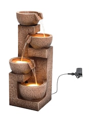 Charles Bentley Natural Danube Cascading Garden Water Feature - Image 6 of 6