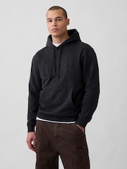 Gap Black VintageSoft Arch Logo Hoodie - Image 1 of 6