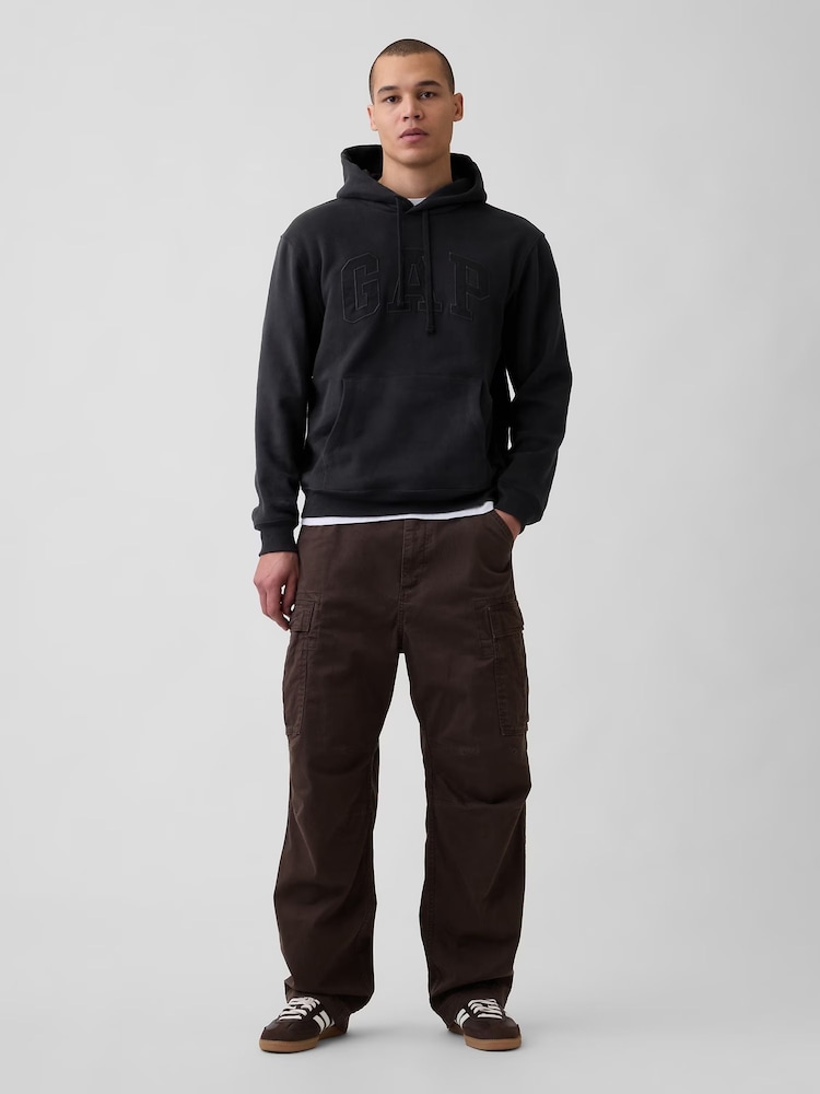 Gap Black VintageSoft Arch Logo Hoodie - Image 2 of 6