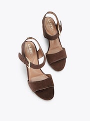 Carvela Brown Sadie Heel Sandals - Image 2 of 5