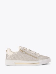 Carvela Gold Diamond Zip Trainers - Image 1 of 4