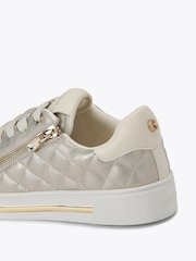 Carvela Gold Diamond Zip Trainers - Image 4 of 4