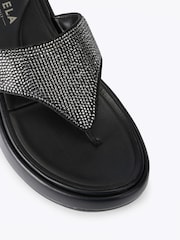 Carvela Black Dorata Sandals - Image 3 of 4