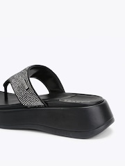 Carvela Black Dorata Sandals - Image 4 of 4