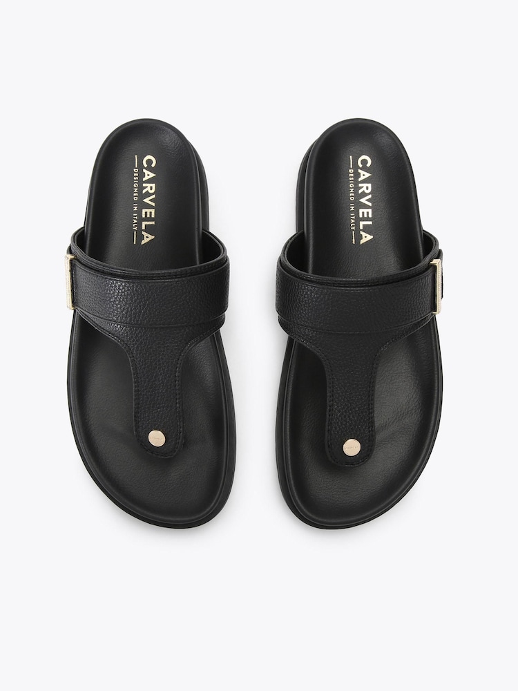 Carvela Black Serena Sandals - Image 2 of 4