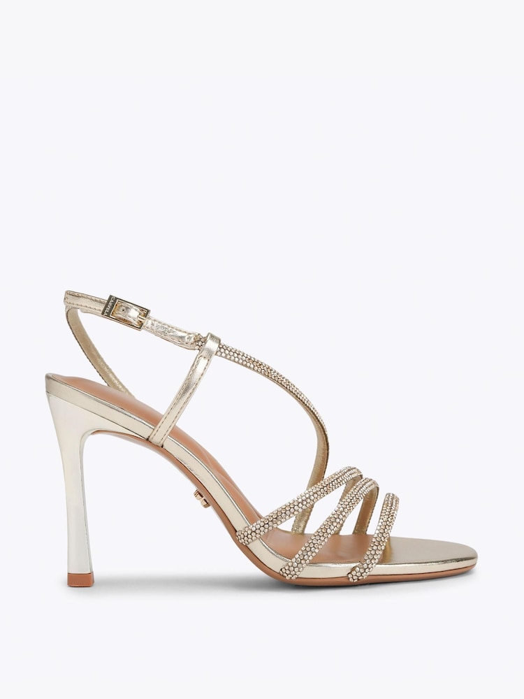 Carvela Gold Paparazza Jewel Heels - Image 1 of 4 Carvela Gold Paparazza Jewel Heels - Image 1 of 4