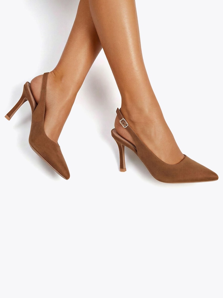 Carvela Nude Corletta Sling Court Pumps - Image 1 of 5
