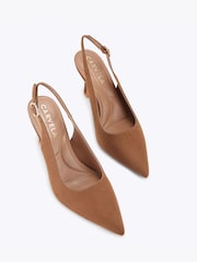 Carvela Nude Corletta Sling Court Pumps - Image 3 of 5