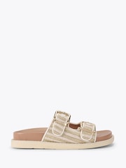 Carvela Cream Soprano Flat Sandals - Image 1 of 4