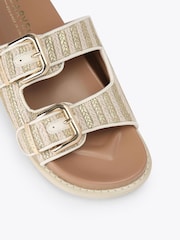Carvela Cream Soprano Flat Sandals - Image 3 of 4