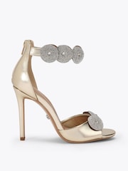 Carvela Gold Serafina Sandals - Image 1 of 4