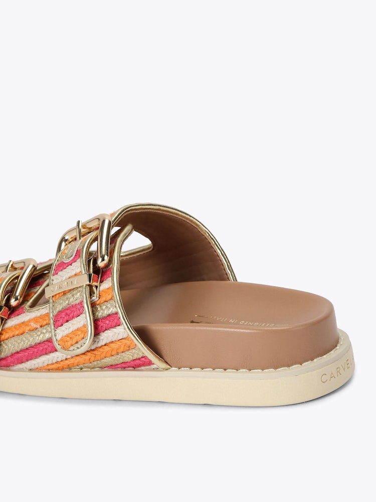 Carvela Pink Soprano Flat Sandals - Image 4 of 4 Carvela Pink Soprano Flat Sandals - Image 4 of 4