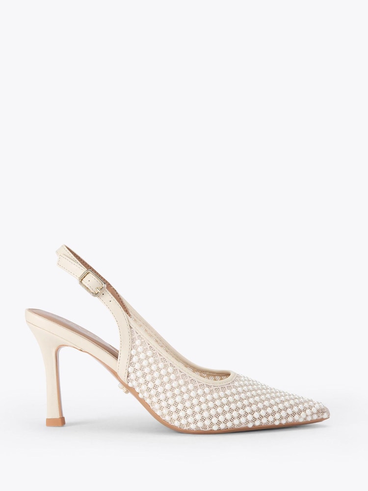 Carvela Cream Corletta Sling Court Pumps - Image 1 of 4