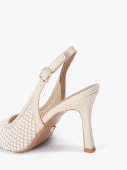 Carvela Cream Corletta Sling Court Pumps - Image 4 of 4