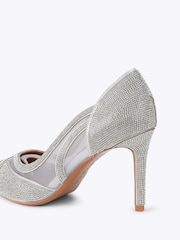 Carvela Silver Fantastico Court Shoes - Image 3 of 4