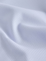 Blue Slim Fit Cotton Rich Textured Easy Care Smart Shirt - Image 3 of 3