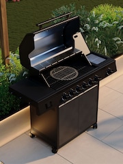 Ottimo Black Premium 6 Burner Gas BBQ - Image 2 of 6