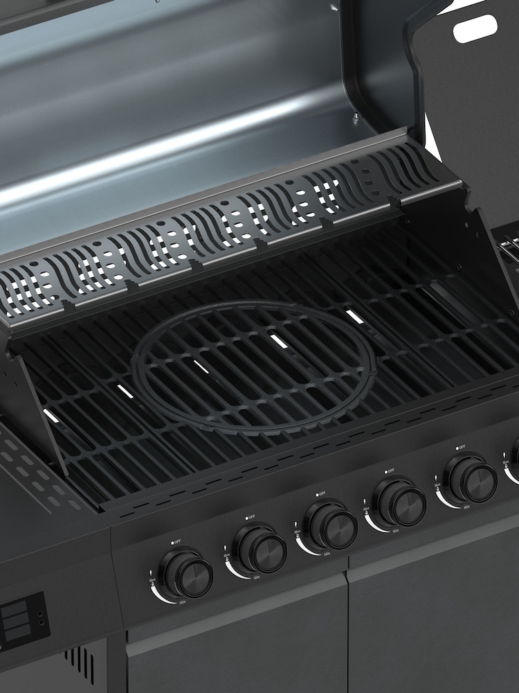 Ottimo Black Premium 6 Burner Gas BBQ - Image 6 of 6