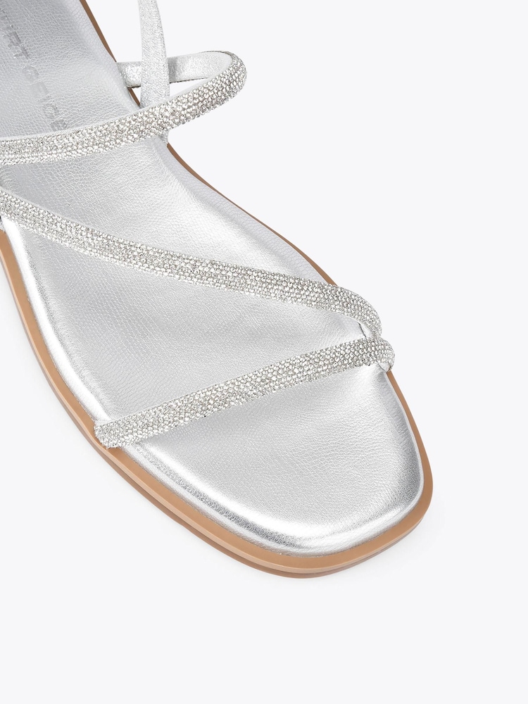 KG Kurt Geiger Silver Nicely Sandals - Image 5 of 5