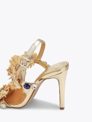 KG Kurt Geiger Gold Roxie Heel Sandals - Image 4 of 5