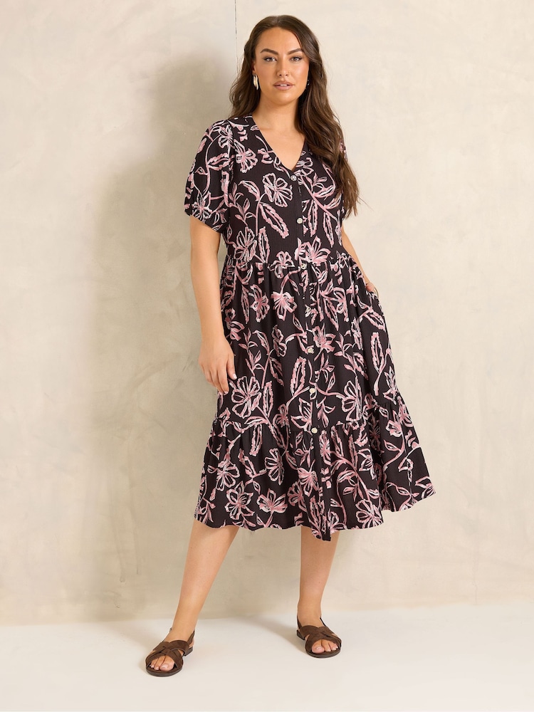 Evans Short Button Through Dress - Imagen 1 de 5