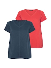 Evans Red Jersey T-Shirts 2 Pack - Image 6 of 6