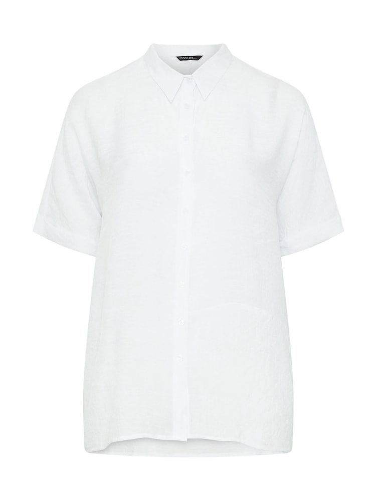 Evans White Grown On Sleeve Cut About Shirt - Image 5 of 5 Evans White Grown On Sleeve Cut About Shirt - Image 5 of 5