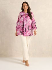 Evans Frill Sleeve Occasion Top - Afbeelding 2 van 6