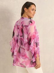 Evans Frill Sleeve Occasion Top - Afbeelding 3 van 6