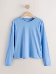 Azul - Pacote de camisetas de manga comprida com gola redonda 3 - Imagem 3 de 9