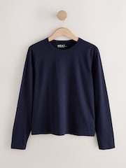Azul - Pacote de camisetas de manga comprida com gola redonda 3 - Imagem 4 de 9