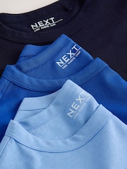 Azul - Pacote de camisetas de manga comprida com gola redonda 3 - Imagem 8 de 9