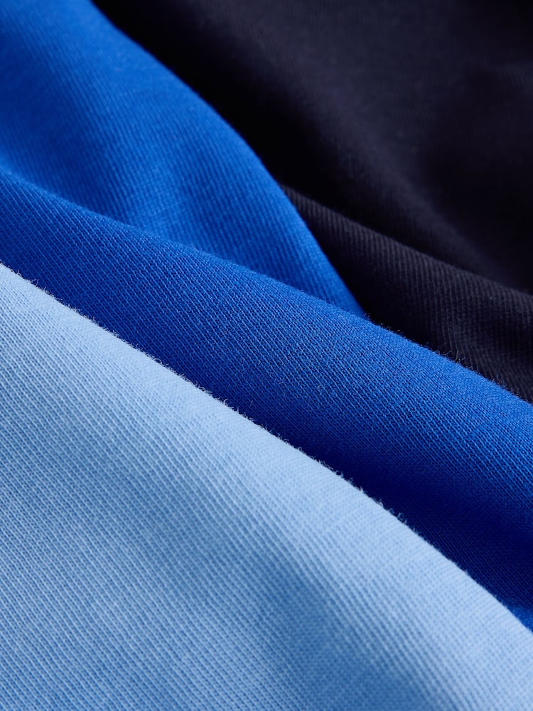 Azul - Pacote de camisetas de manga comprida com gola redonda 3 - Imagem 9 de 9