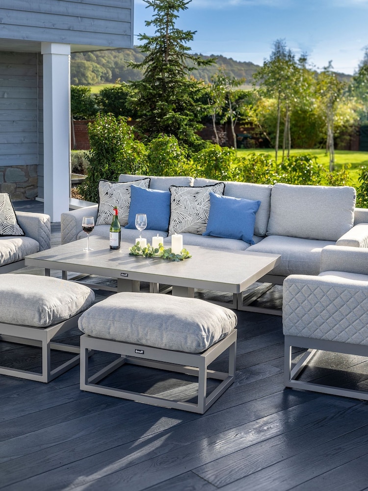 Hartman Moon Grey Maya 3 Seat Casual Garden Lounge Set - Image 1 of 6